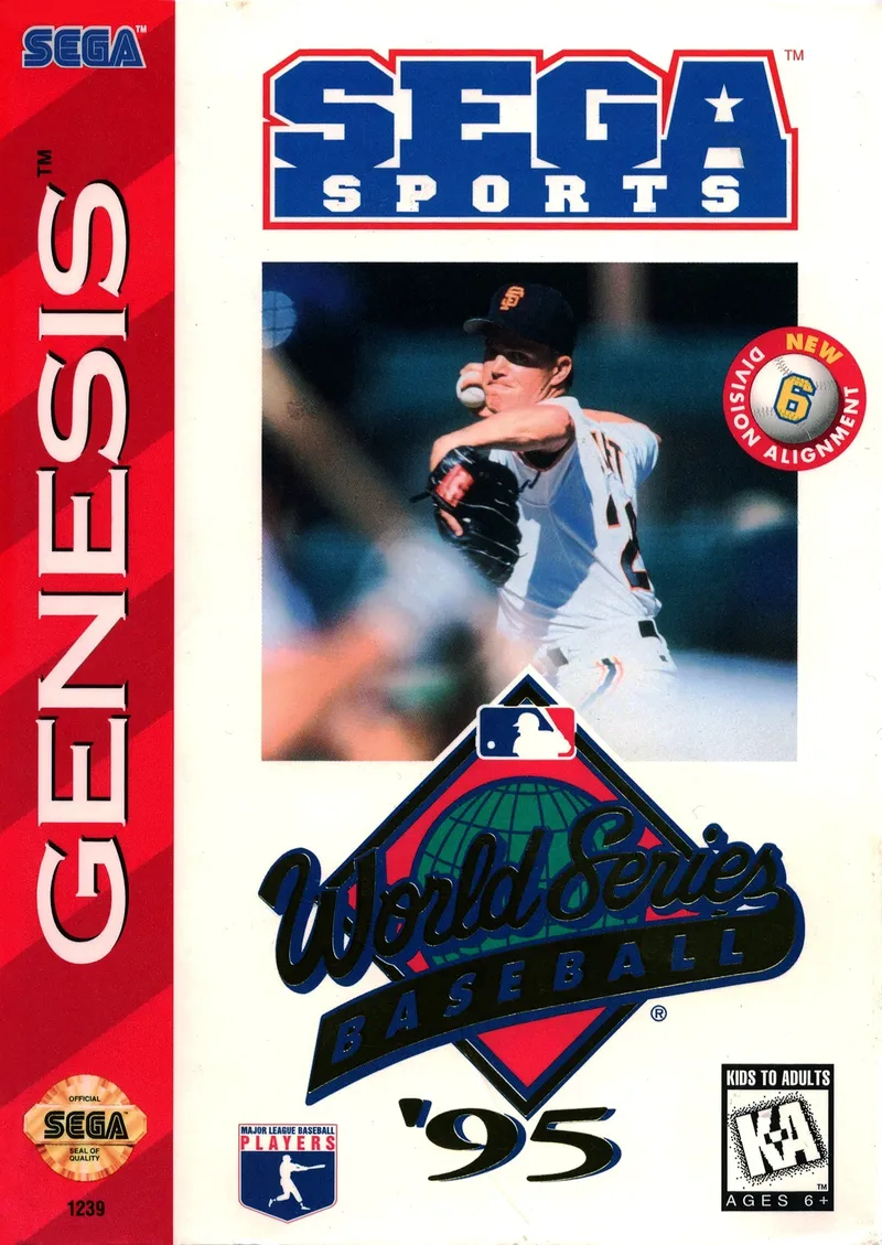 World Series Baseball '95 box art