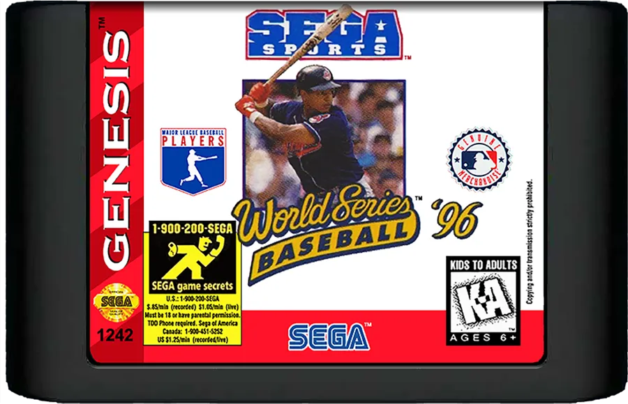 World Series Baseball '96 cart