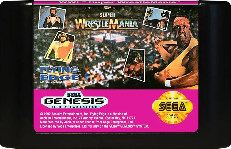 WWF Super WrestleMania cart
