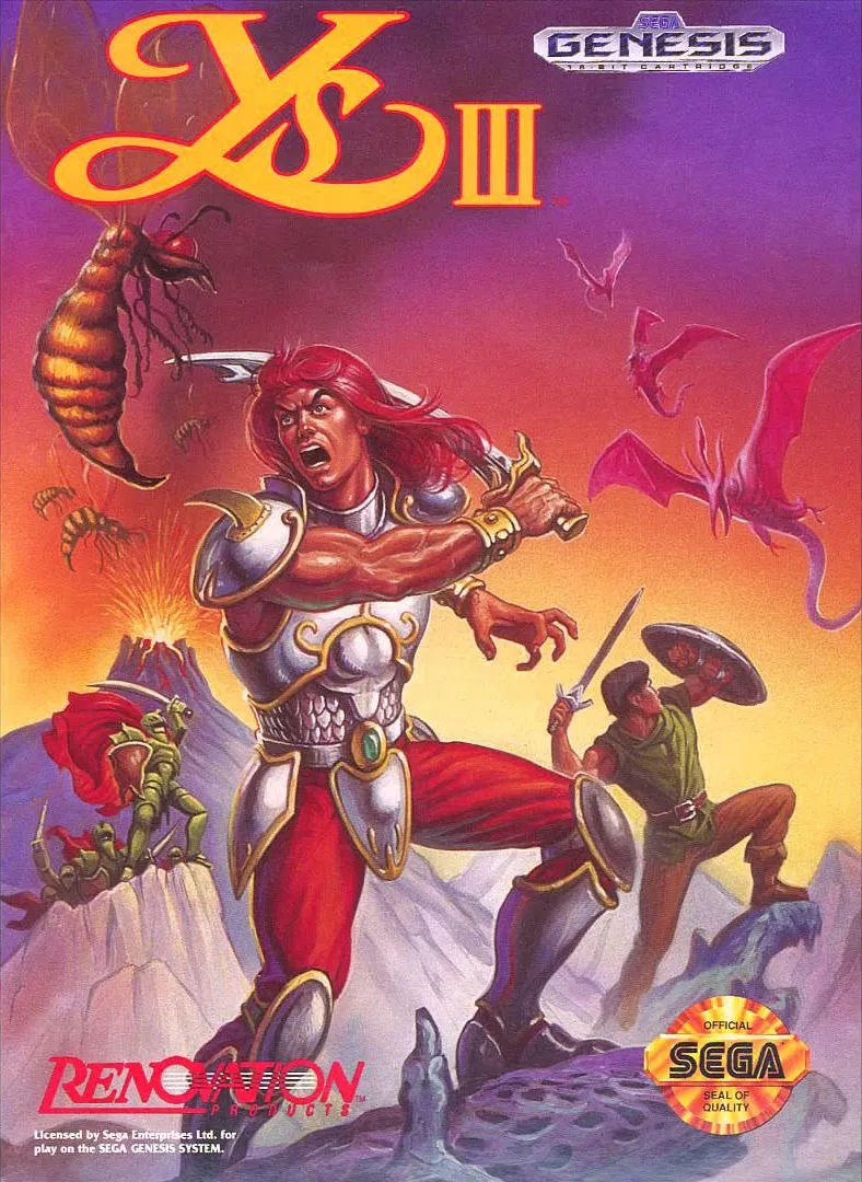Ys III box art