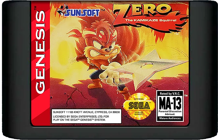 Zero the Kamikaze Squirrel cart