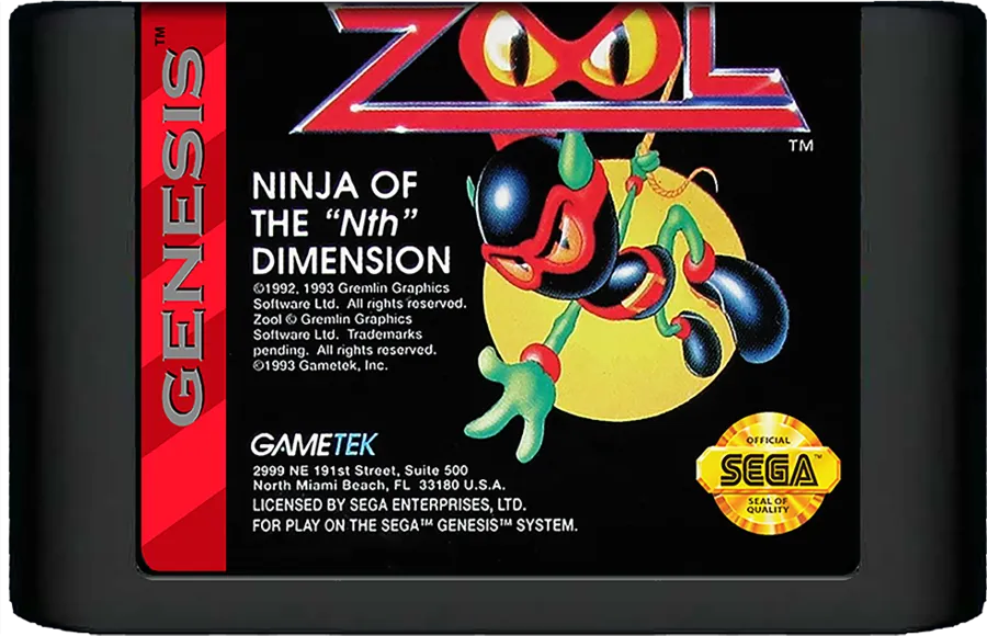 Zool: Ninja of the 'Nth' Dimension cart