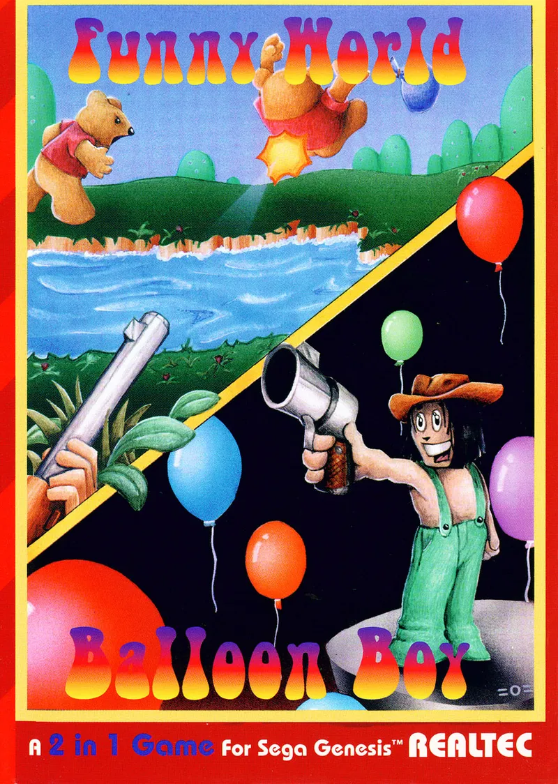 Funny World & Balloon Boy box art