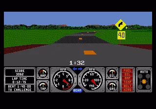 Hard Drivin' screenshot
