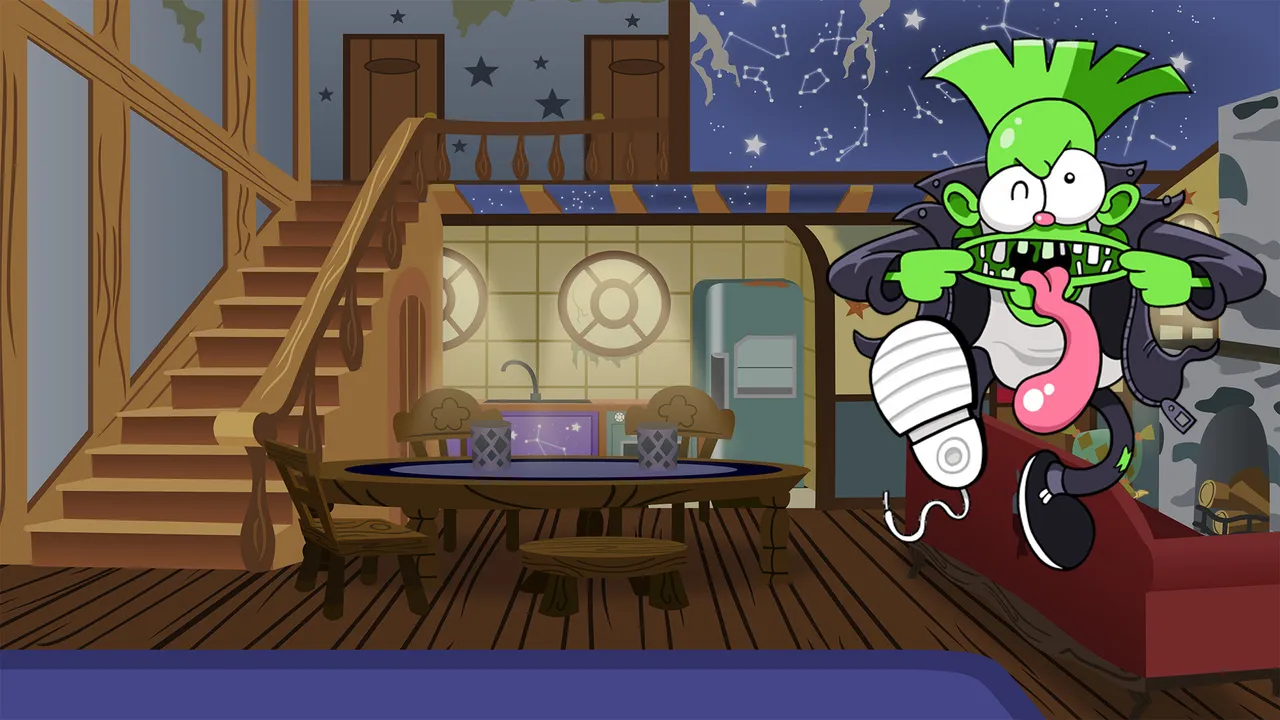 Backdrop artwork for Haunting Starring Polterguy