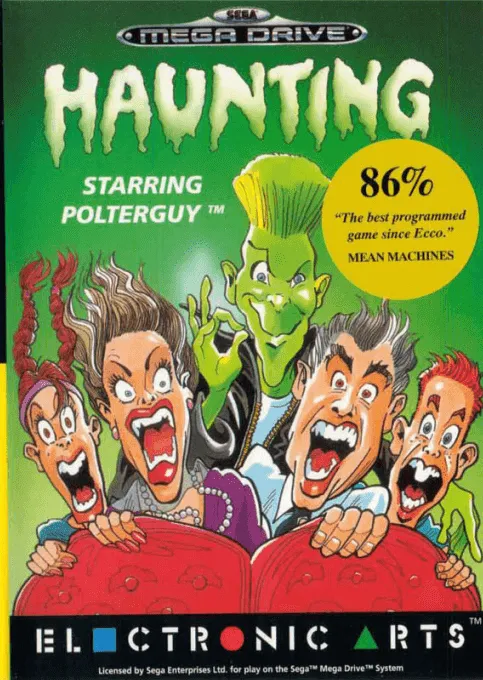 Haunting Starring Polterguy box art