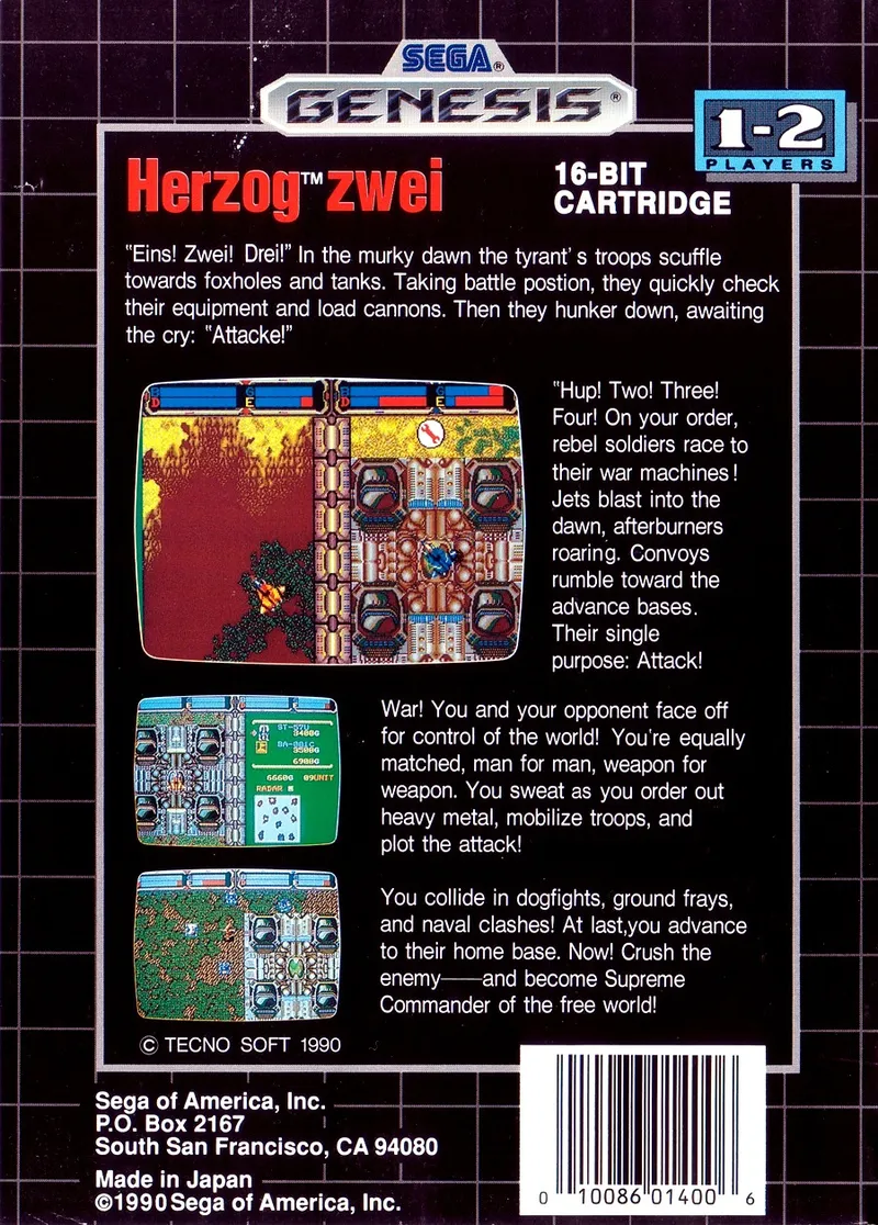 Herzog Zwei box back