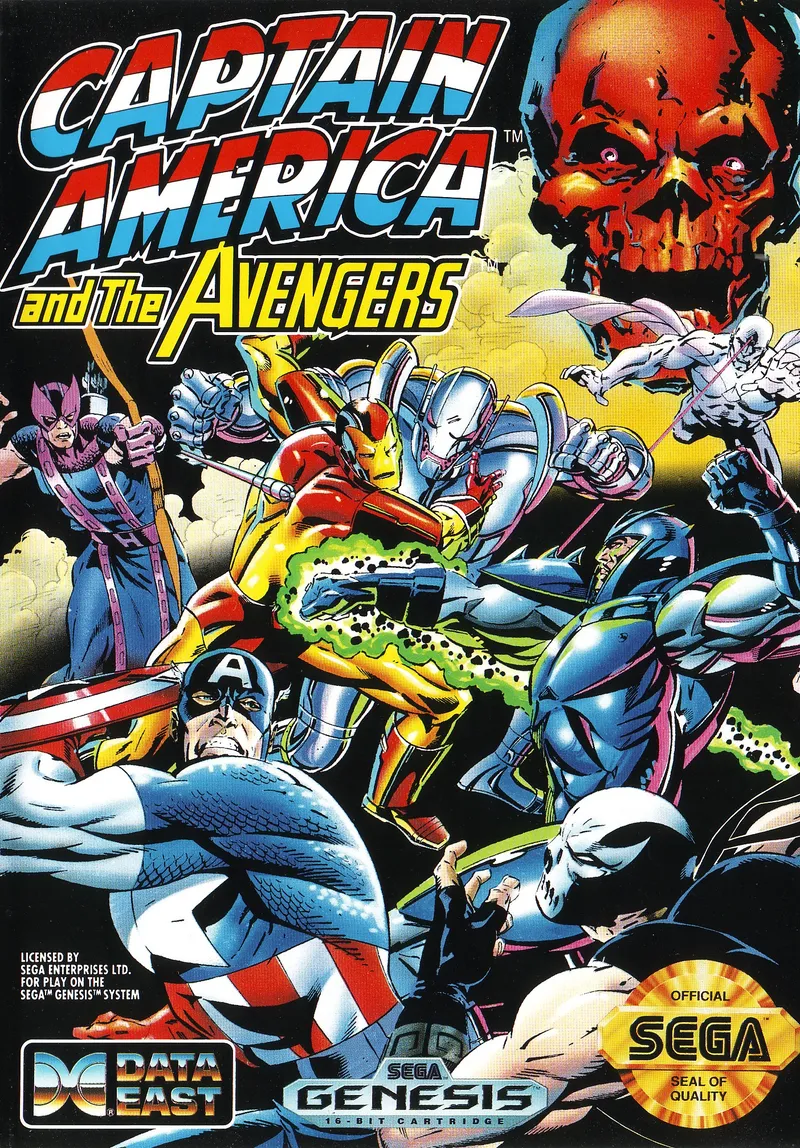 Captain America and the Avengers box art