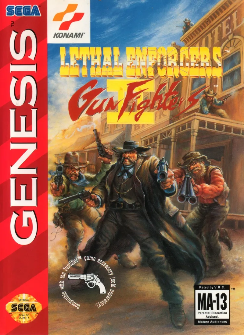 Lethal Enforcers II: Gunfighters box art