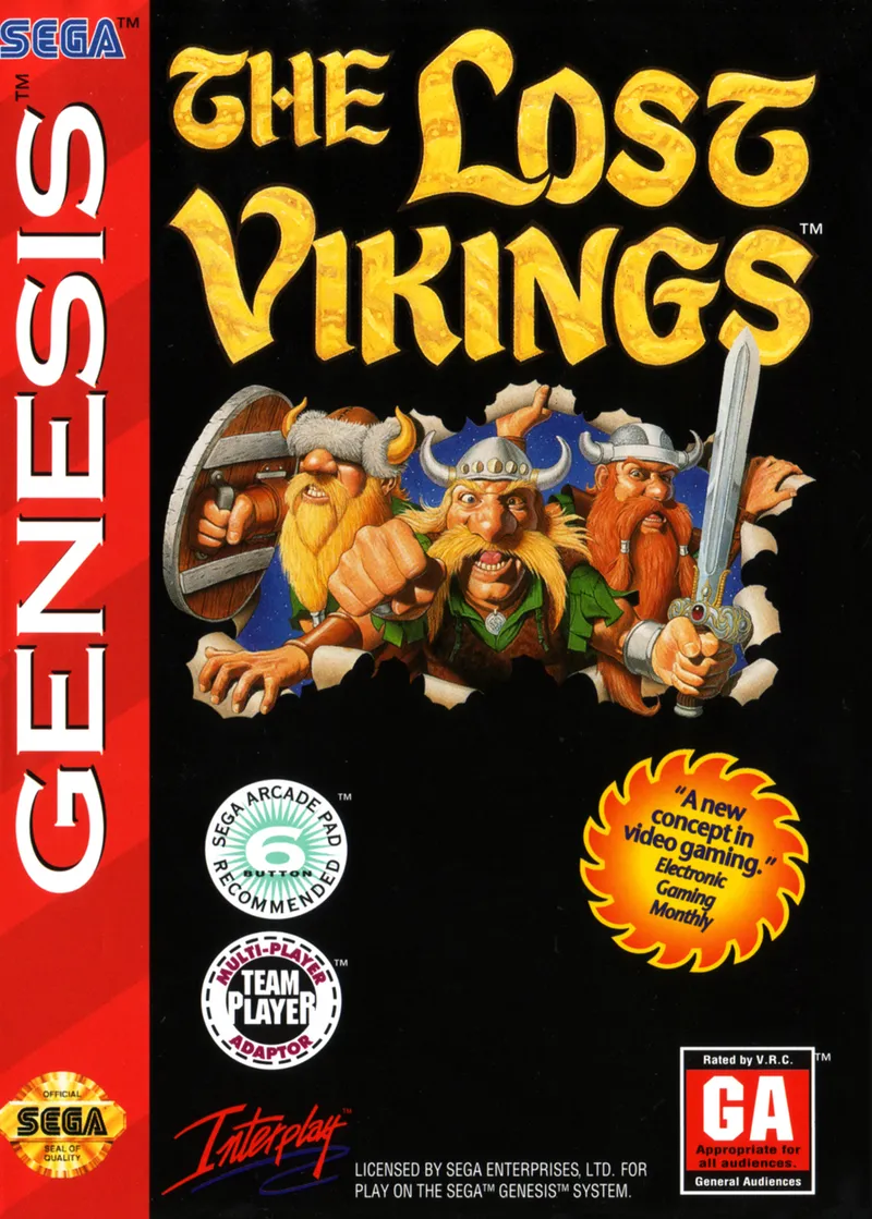 The Lost Vikings box art