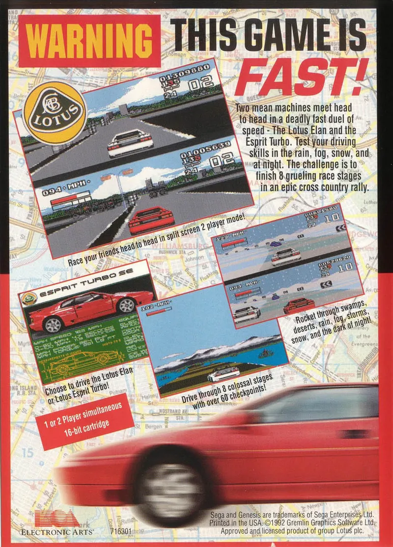 Lotus Turbo Challenge box back