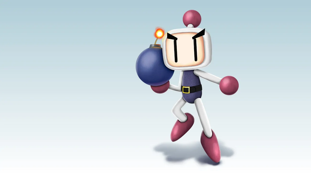 Backdrop artwork for Mega Bomberman