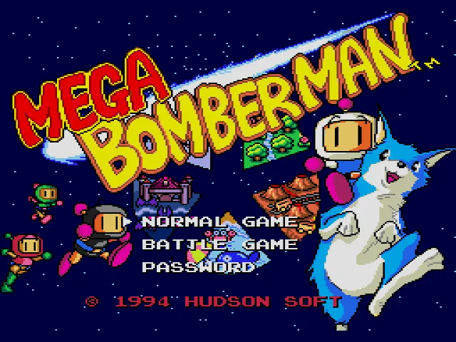 Mega Bomberman screenshot