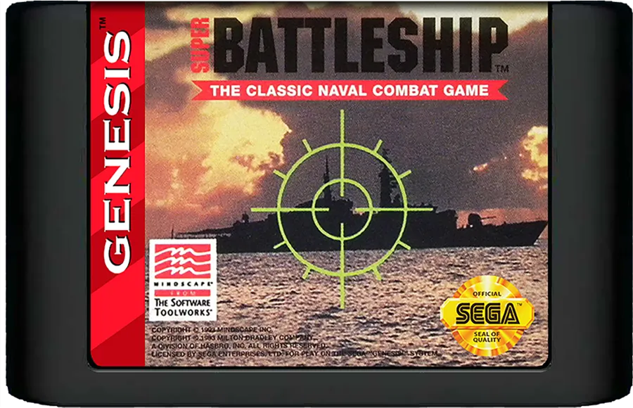 Super Battleship: The Classic Naval Combat Game cart