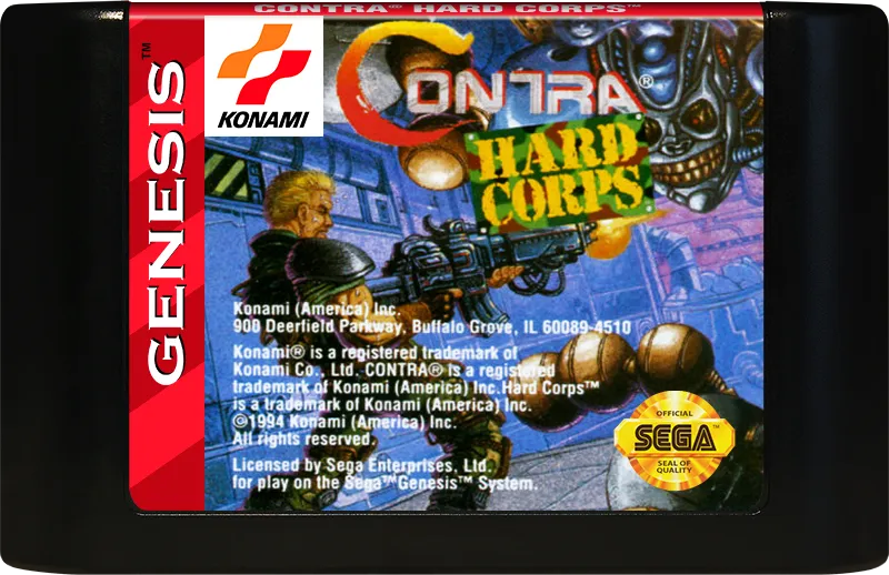 Contra: Hard Corps cart