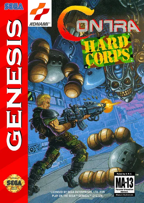 Contra: Hard Corps box art