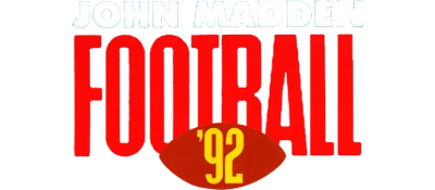 John Madden Football '92 logo