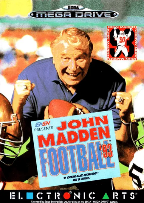 John Madden Football '93 box art