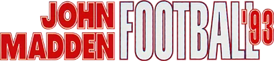 John Madden Football '93 logo