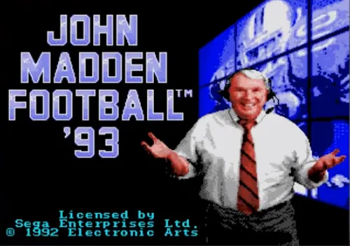 John Madden Football '93 screenshot