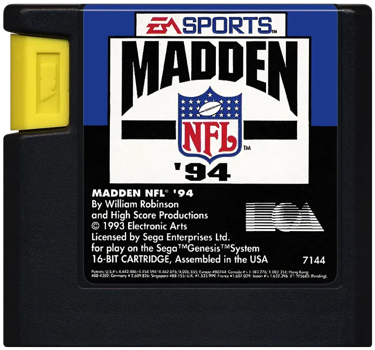 Madden NFL '94 cart