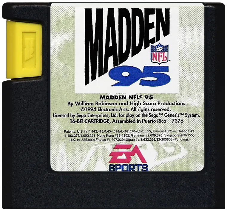 Madden NFL '95 cart