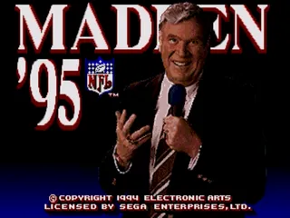 Madden NFL '95 screenshot