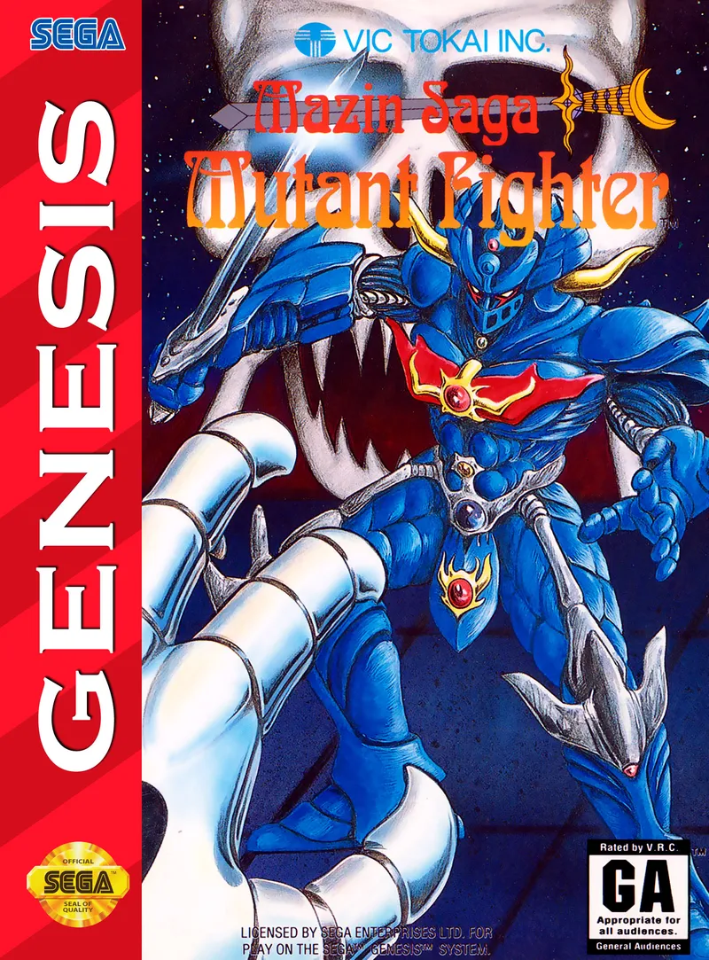 Mazin Saga: Mutant Fighter box art