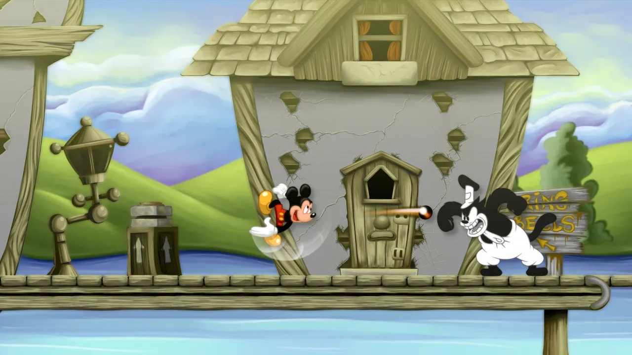 Backdrop artwork for Mickey Mania: The Timeless Adventures of Mickey Mouse