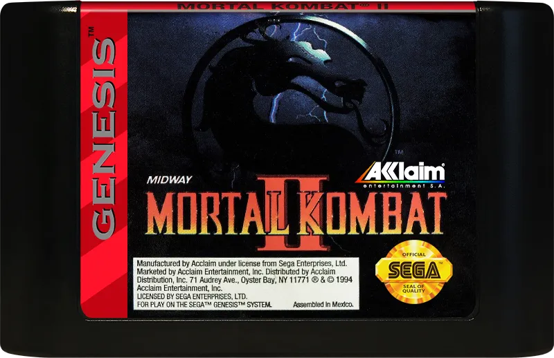 Mortal Kombat II cart