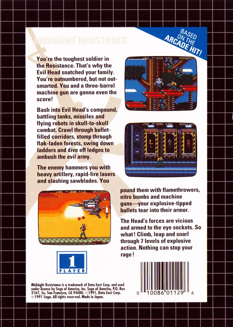 Midnight Resistance box back