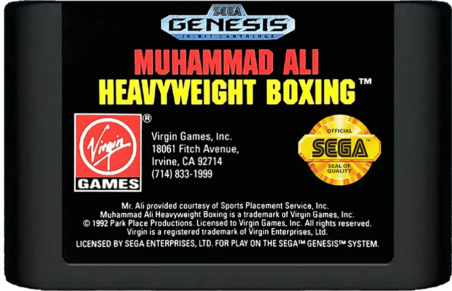 Muhammad Ali Heavyweight Boxing cart