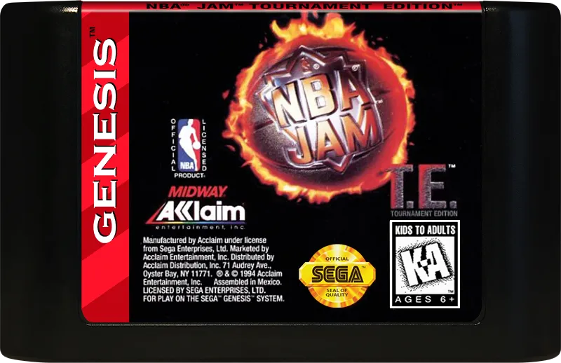 NBA Jam Tournament Edition cart