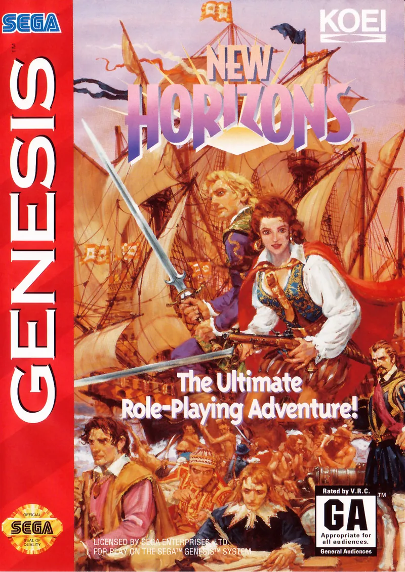 New Horizons box art