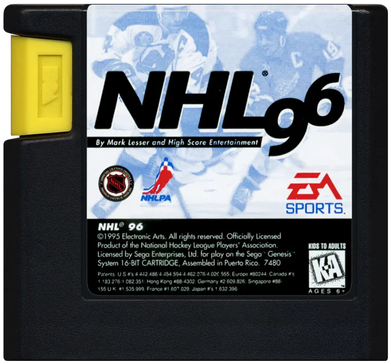 NHL 96 cart