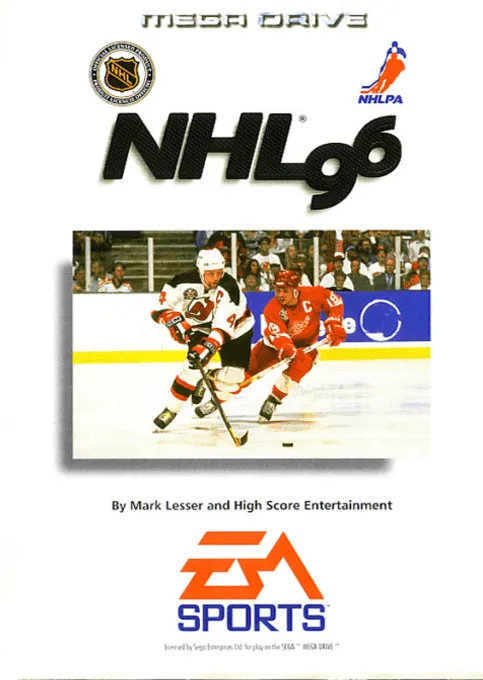 NHL 96 box art