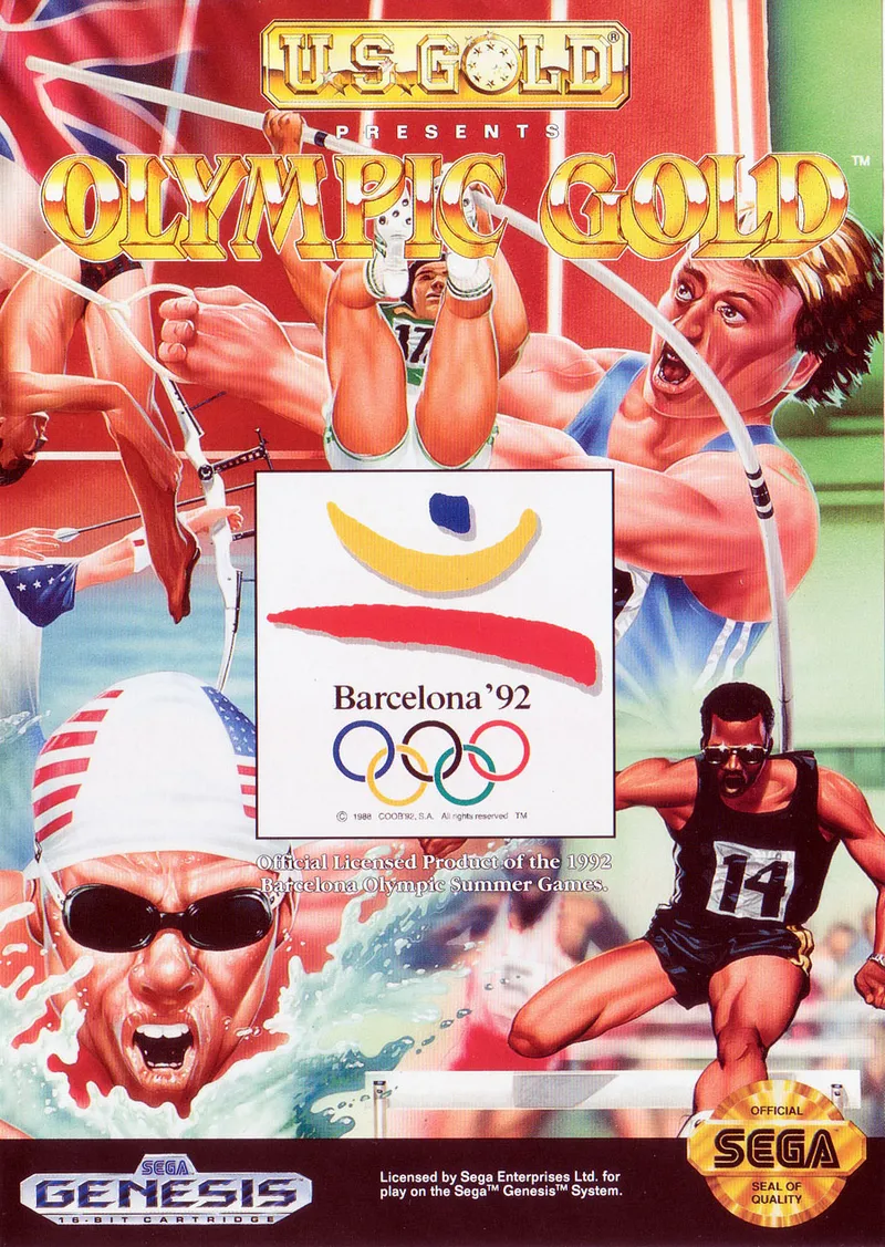 Olympic Gold: Barcelona '92 box art