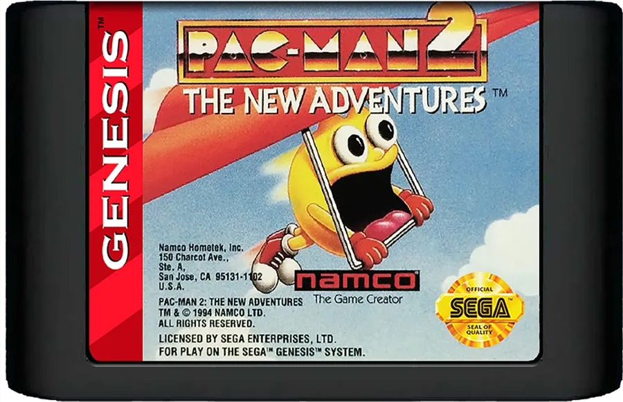 Pac-Man 2: The New Adventures cart