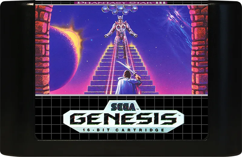 Phantasy Star III: Generations of Doom cart
