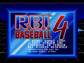 R.B.I. Baseball 4 screenshot