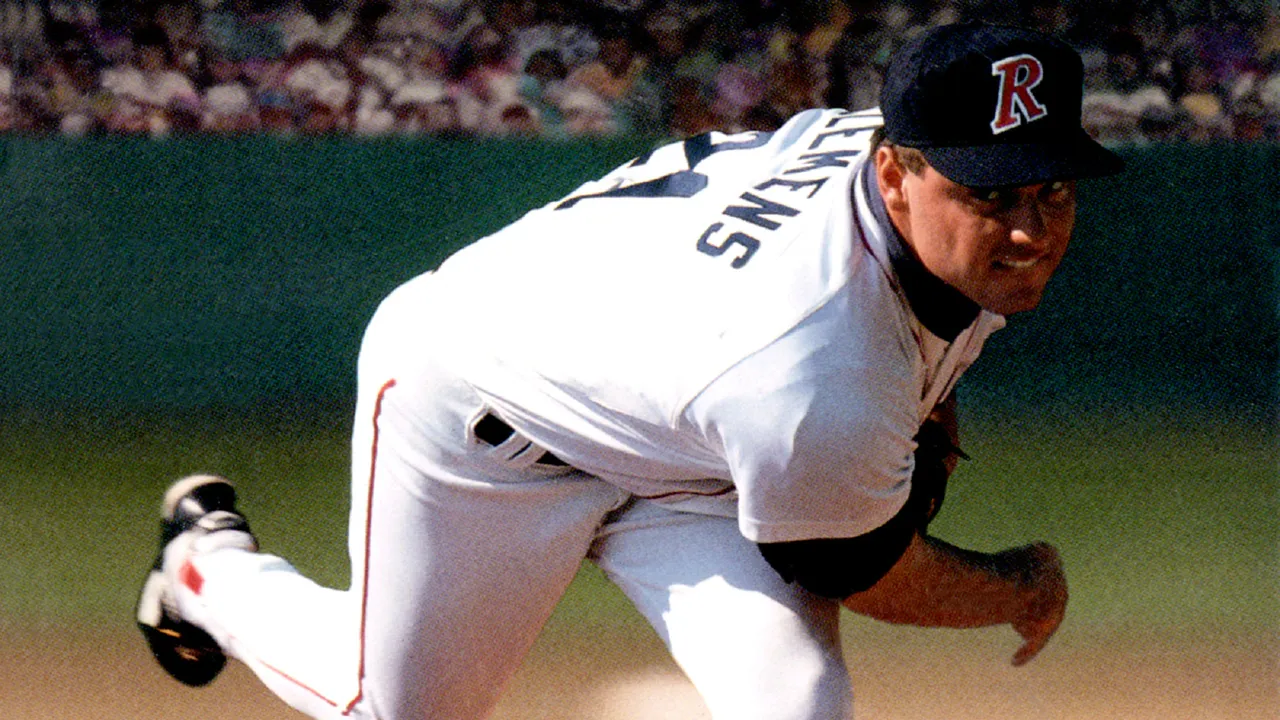 Backdrop artwork for Roger Clemens' MVP Baseball