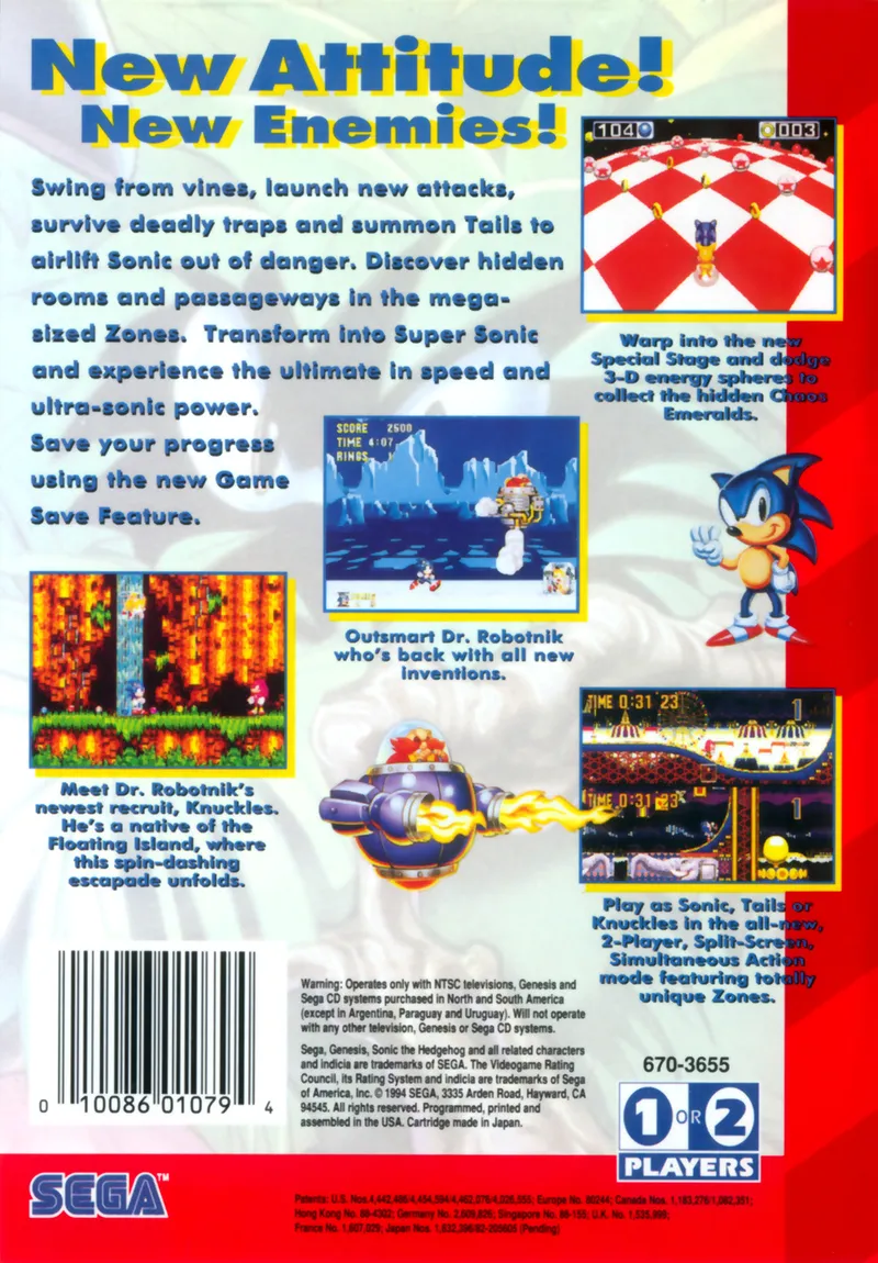 Sonic the Hedgehog 3 box back