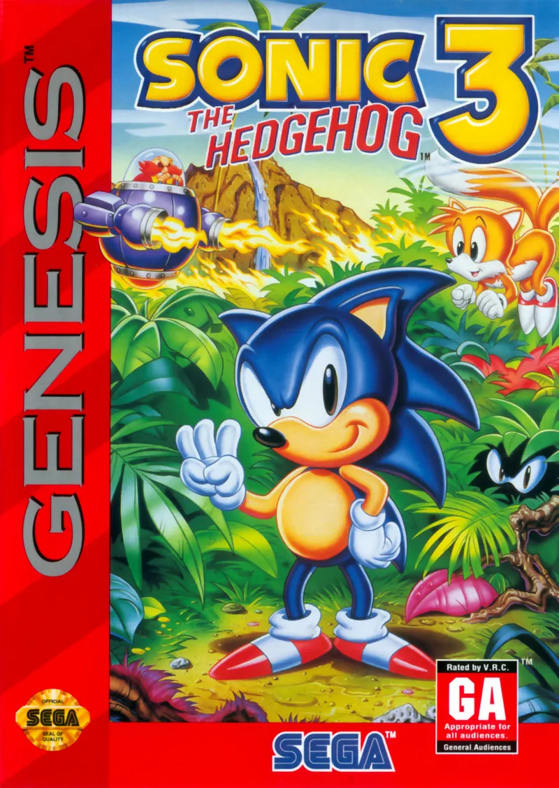 Sonic the Hedgehog 3 box art