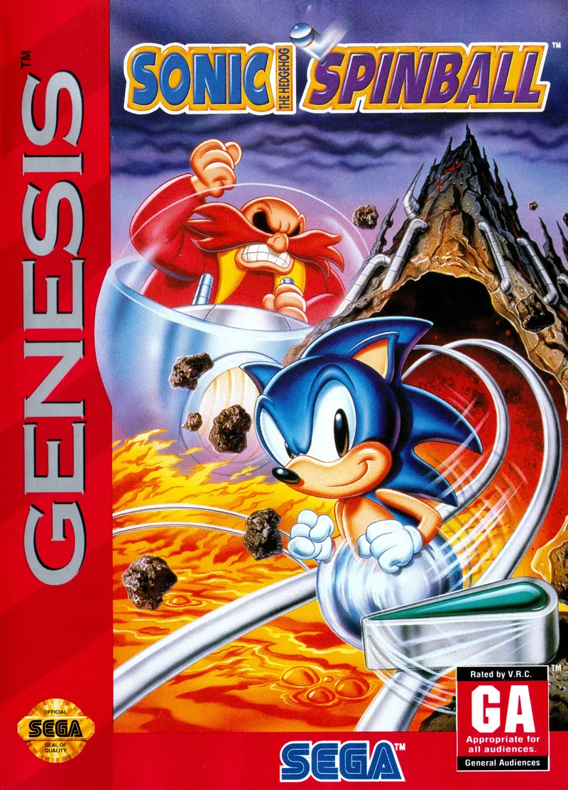 Sonic the Hedgehog Spinball box art