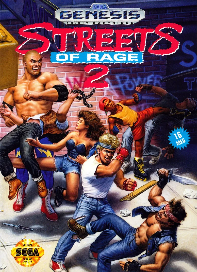 Streets of Rage 2 box art
