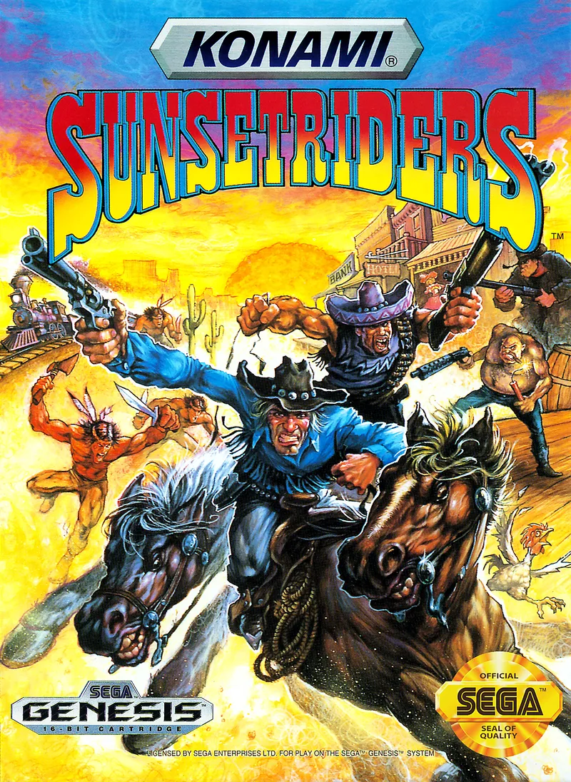 Sunset Riders box art