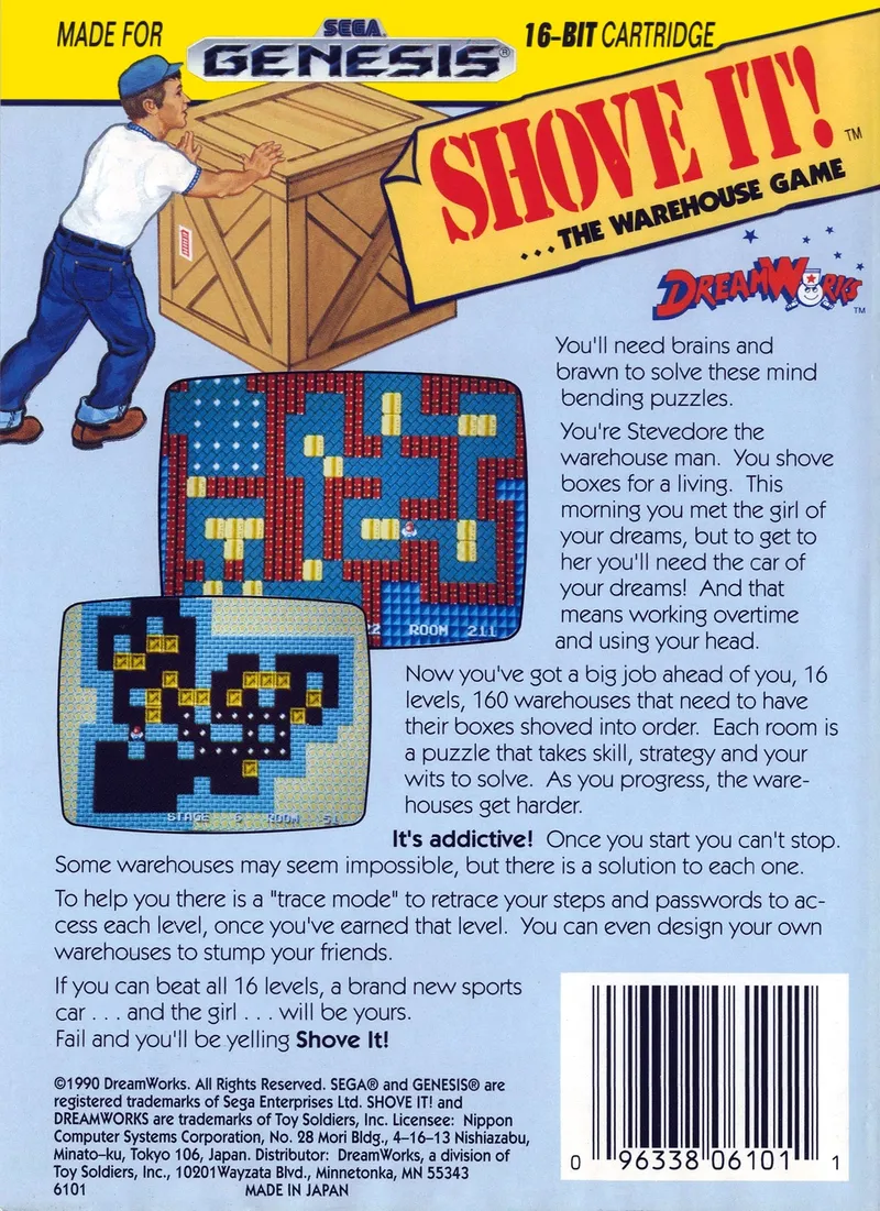 Shove It! ...The Warehouse Game box back