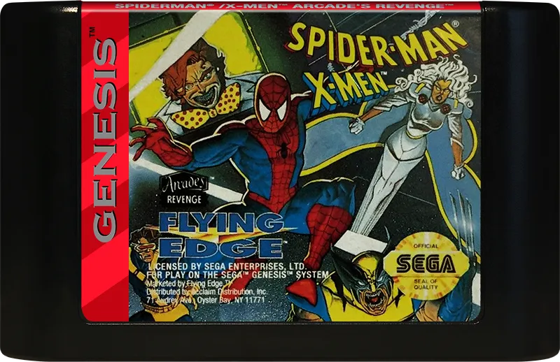 Spider-Man & X-Men: Arcade's Revenge cart