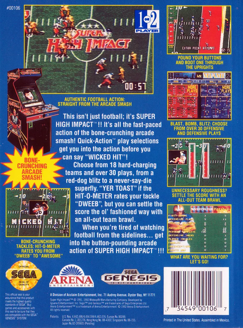 Super High Impact box back