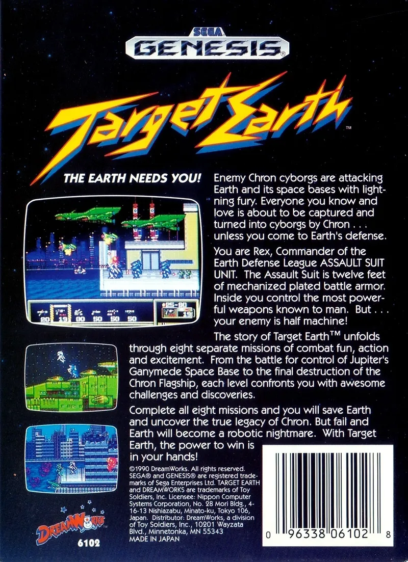 Target Earth box back